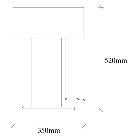 Table Lamp Salihini - MR-615 Black