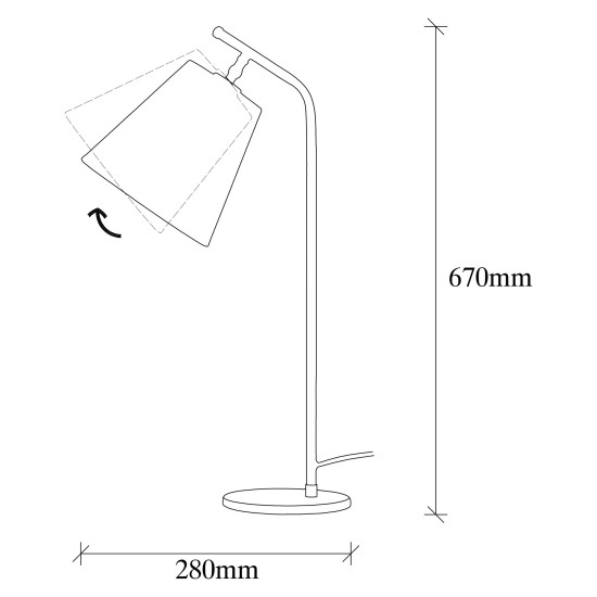 Table Lamp Salihini - MR-620 Vintage