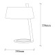 Table Lamp Salihini - MR-624 White
Black