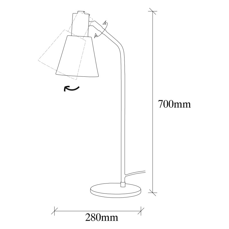 Table Lamp Sivani - MR-606 Vintage