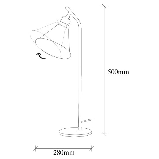 Table Lamp Sivani - MR-610 Vintage