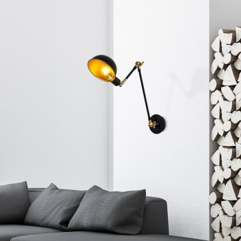 Wall Lamp Sivani - MR-658 Black
Gold
