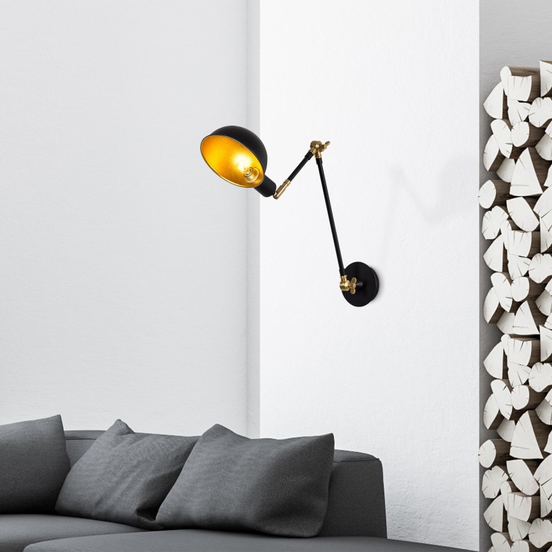 Opviq Wall Lamp Sivani - MR-658 Black
Gold