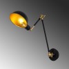 Opviq Wall Lamp Sivani - MR-658 Black
Gold
