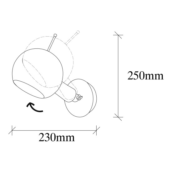 Wall Lamp Sivani - MR-660 Black
Copper