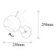 Wall Lamp Sivani - MR-660 Black
Copper