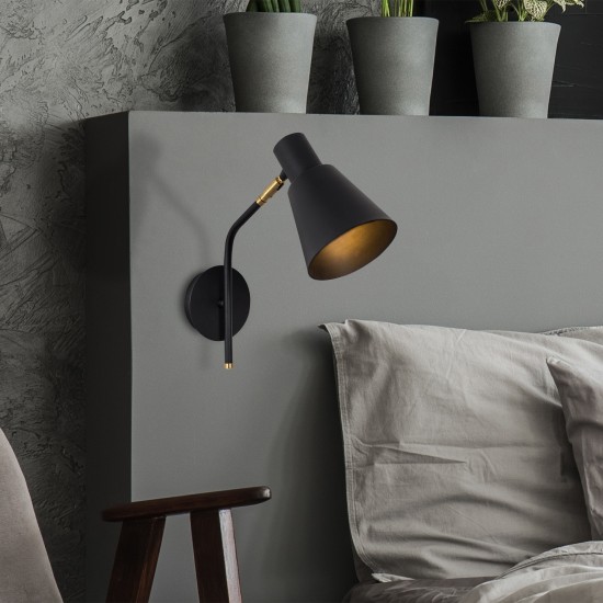 Opviq Wall Lamp Sivani - MR-664 Black
Gold
