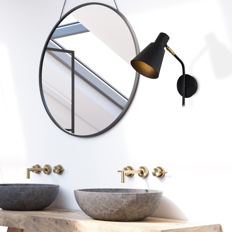 Opviq Wall Lamp Sivani - MR-664 Black
Gold