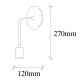 Opviq Wall Lamp Dartini - MR - 888 Vintage