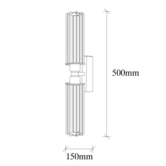 Wall Lamp Fellini - MR - 879 Black
Gold Wall Lamp Fellini - MR - 879 Black
Gold