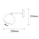 Opviq Wall Lamp Sivani - MR - 708 Vintage