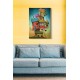 Wallxpert Decorative Canvas Painting Kanvas Tablo (50 x 70) - 181 Multicolor