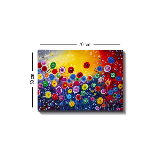 Wallxpert Decorative Canvas Painting Kanvas Tablo (50 x 70) - 289 Multicolor
