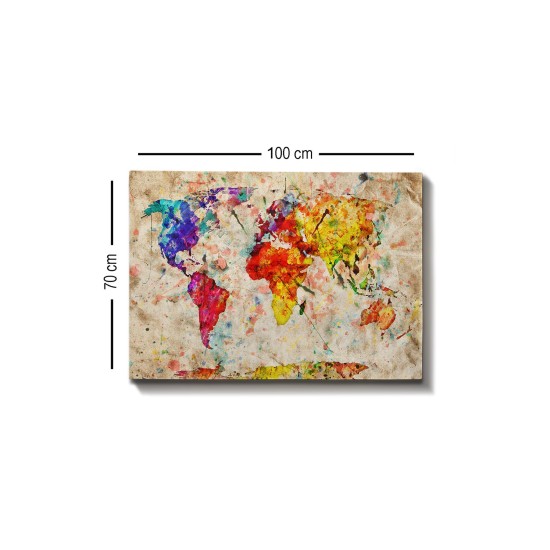 Decorative Canvas Painting Kanvas Tablo (70 x 100) - 115 Multicolor Wallxpert Decorative Canvas Painting Kanvas Tablo (70 x 100) - 115 Multicolor