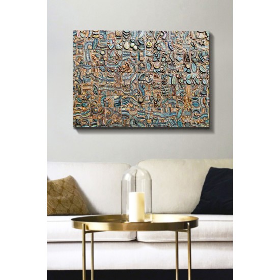 Decorative Canvas Painting Kanvas Tablo (70 x 100) - 146 Multicolor Decorative Canvas Painting Kanvas Tablo (70 x 100) - 146 Multicolor