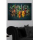 Wallxpert Decorative Canvas Painting 1060609166-5070 Multicolor