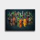 Wallxpert Decorative Canvas Painting 1060609166-5070 Multicolor