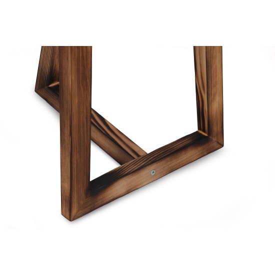 Opviq Floor Lamp Maçka Yanık Ahşap Lambader Silindir Hasır Siyah Abajurlu Brown
Black