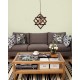 Opviq Chandelier Berlin Ahşap Tekli Sarkıt Ceviz Walnut