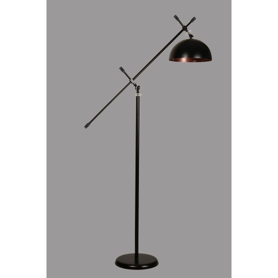 Opviq Floor Lamp Hans Lambader Siyah Ayak Retro 3 Başlıklı Black
Chrome