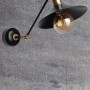 Wall Lamp Emily Metal Başlıklı Aplik Black