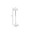 Floor Lamp 8923-1 Mustard