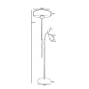 Floor Lamp 8925-8 Orange
White