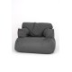 Bean Bag Relax - Grey Grey Bean Bag Relax - Grey Grey