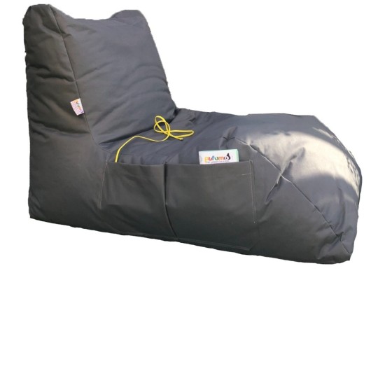 Bean Bag Daybed - Grey Grey Bean Bag Daybed - Grey Grey