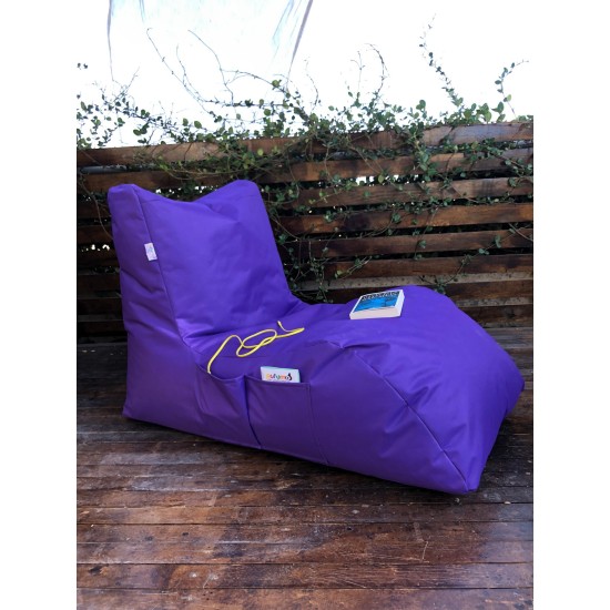 Bean Bag Daybed - Purple Purple Bean Bag Daybed - Purple Purple