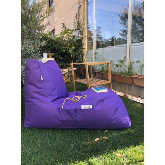 Bean Bag Daybed - Purple Purple Bean Bag Daybed - Purple Purple