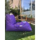 Bean Bag Daybed - Purple Purple Bean Bag Daybed - Purple Purple