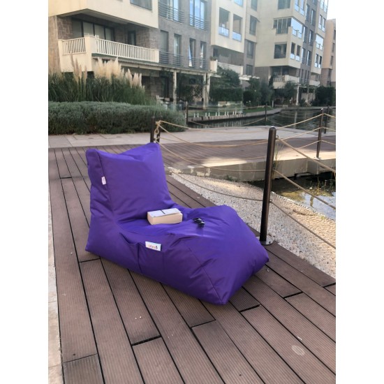 Bean Bag Daybed - Purple Purple Bean Bag Daybed - Purple Purple