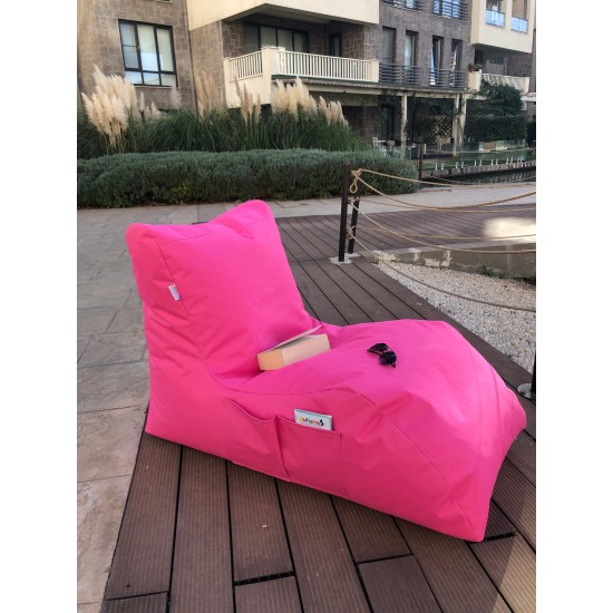 Atelier del Sofa Bean Bag Daybed - Pink Pink