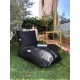 Πουφ Daybed 60x220x75εκ - Black