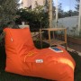 Bean Bag Daybed - Orange Orange