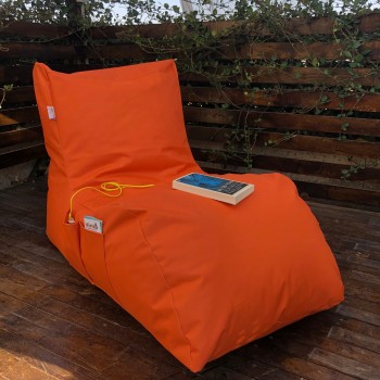 Bean Bag Daybed - Orange Orange