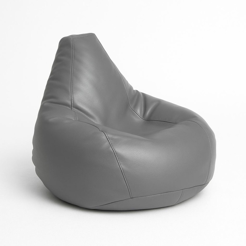Bean Bag Deri Armut - Grey Grey