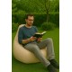 Bean Bag Deri Armut - Cream Cream Atelier del Sofa Bean Bag Deri Armut - Cream Cream