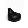 Bean Bag Deri Armut - Black Black