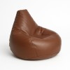 Bean Bag Deri Armut - Brown Brown