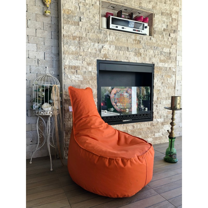Atelier del Sofa Bean Bag Aktif - Orange Orange