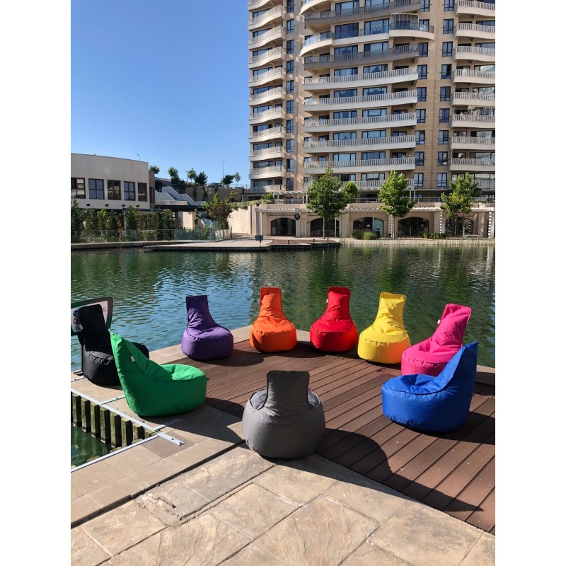 Atelier del Sofa Bean Bag Aktif - Orange Orange