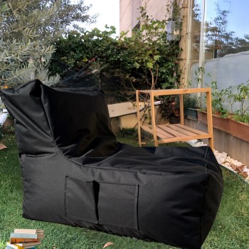 Bean Bag Xxl Sedir - Black Black