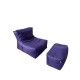 Bean Bag Set (2 Pieces) Xxl Sedir - Purple Purple Bean Bag Set (2 Pieces) Xxl Sedir - Purple Purple