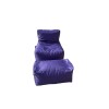 Bean Bag Set (2 Pieces) Xxl Sedir - Purple Purple