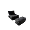 Bean Bag Set (2 Pieces) Xxl Sedir - Black Black