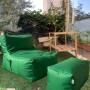 Bean Bag Set (2 Pieces) Xxl Sedir - Green Green