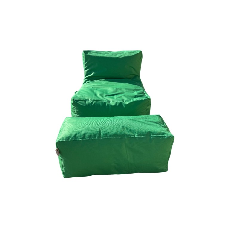 Bean Bag Set (2 Pieces) Xxl Sedir - Green Green