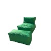 Bean Bag Set (2 Pieces) Xxl Sedir - Green Green